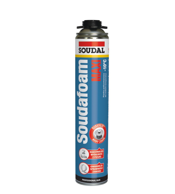 Pianka pistoletowa MAXI do -10 stopni C SOUDAL 870ml