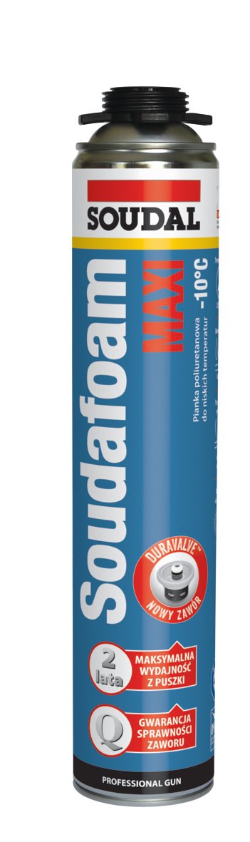 Pianka pistoletowa MAXI do -10 stopni C SOUDAL 870ml