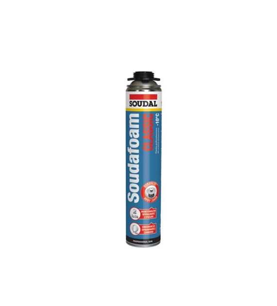 Pianka pistoletowa CLASSIC zimowa do -10°C 750ml SOUDAL