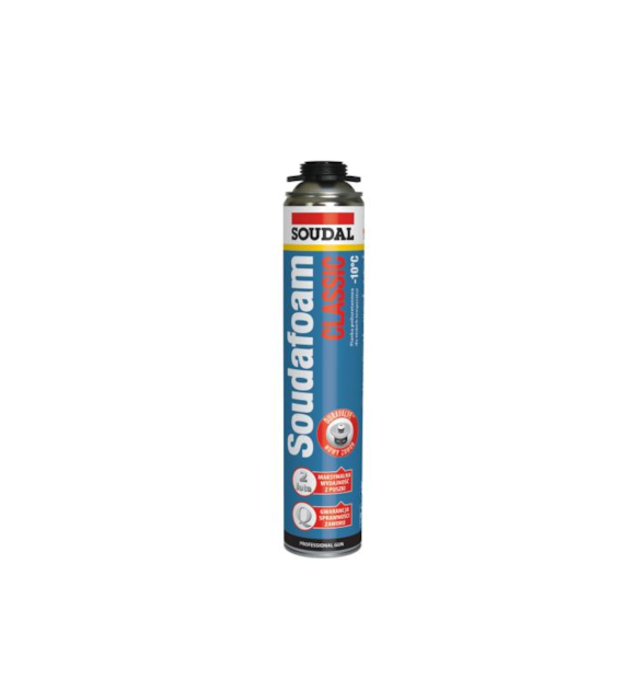 Pianka pistoletowa CLASSIC zimowa do -10°C 750ml SOUDAL