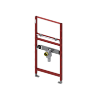 Stelaż montażowy TECEprofil pod umywalkę z syfonem podtynkowym dla osób niepełnosprawnych 500 x 1120 x140 mm