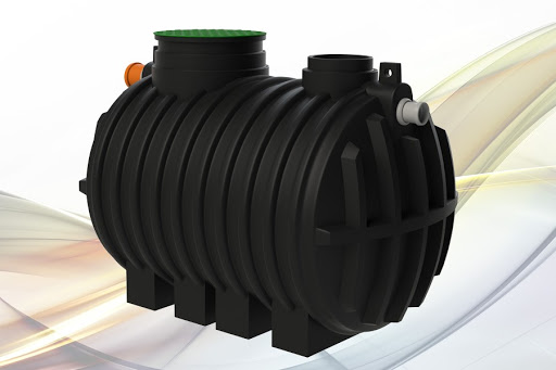 Osadnik SOLID 3500 dwukomorowy - OS-PO2-3000 - wlot 160 EUROPLAST