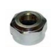 Adapter chromowany do rury CU 15 x 3/4 GW PRANDELLI