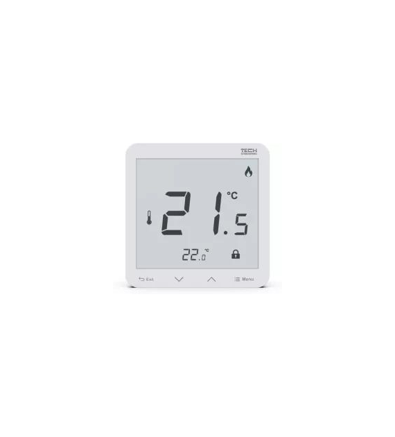 TECH Bezprzewodowy regulator pokojowy biały R-8s PLUS