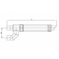 Zestaw kominowy poziomy C-13 80/125 SONNIGER