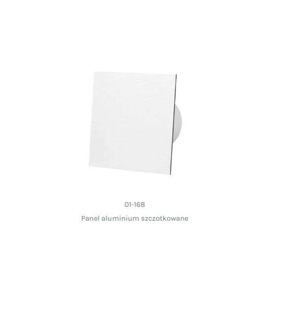 Panel aluminium szczotkowane do wentylatora dRim 100/125 airRoxy