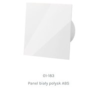 Panel abs biały połysk do wentylatora dRim 100/125