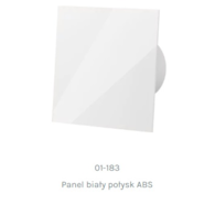 Panel abs biały połysk do wentylatora dRim 100/125