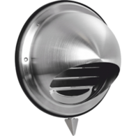 HEATPEX ARIA ADURO Czerpnia/wyrzutnia wypukła z okapnikiem 125 mm