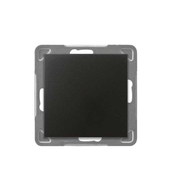 Łącznik jednobiegunowy Antracyt - ŁP-1Y/m/50 Impresja