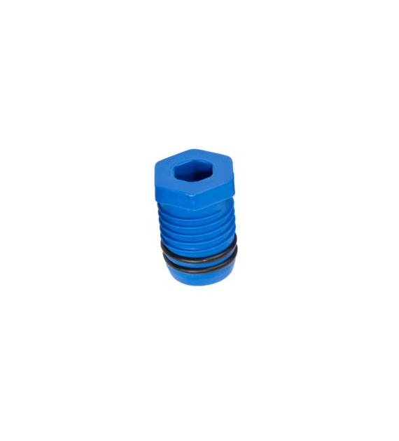 Korek do prób szczelności, do rury PEX 25 x 2.5mm / 26 x 3.0mm NIEBIESKI