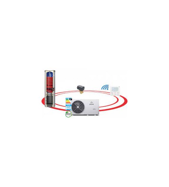 Pompa Ciepła PRIMA Hybrydowy system grzewczy 1F R32 10GT 250/110 GALMET
