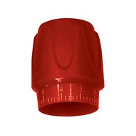 Pokrętło CZERWONE do rozdzielacza grzejnikowego ZR M30x1.5 ARKA