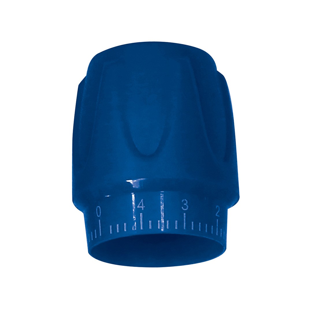 Pokrętło NIEBIESKIE do rozdzielacza grzejnikowego ZR M30x1.5 ARKA