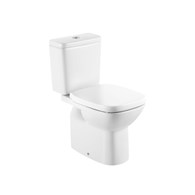 DEBBA SQUARE Miska WC do kompaktu 65,5 cm kołnierzowa, odpływ pionowy ROCA