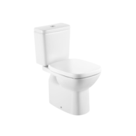 DEBBA SQUARE Miska WC do kompaktu 65,5 cm kołnierzowa, odpływ pionowy ROCA