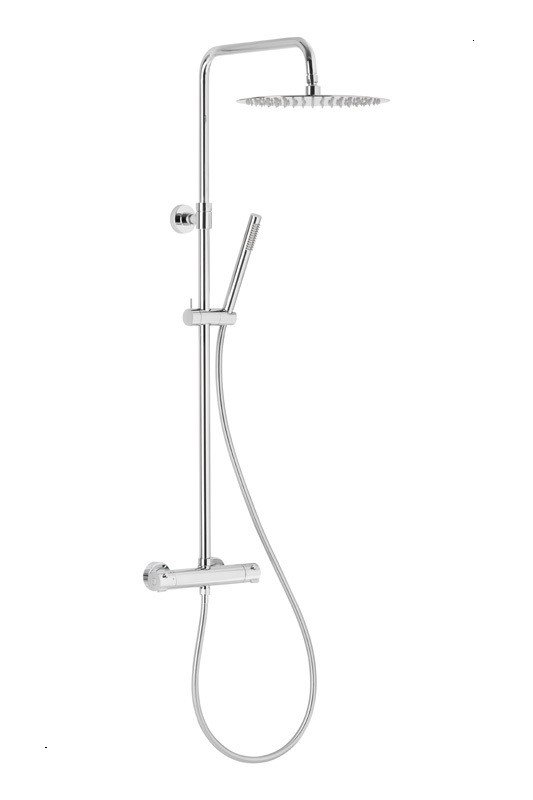 MOZA DESZCZOWNIA PREMIUM Z BATERIĄ NATRYSKOWĄ TERMOSTATYCZNĄ, CHROM