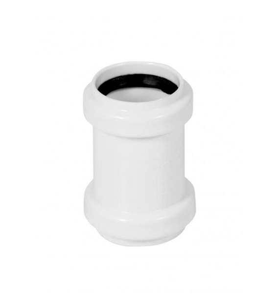 Nasuwka, złączka, mufa kanalizacyjna 32 ścianka 1.8mm BIAŁA KANPLAST