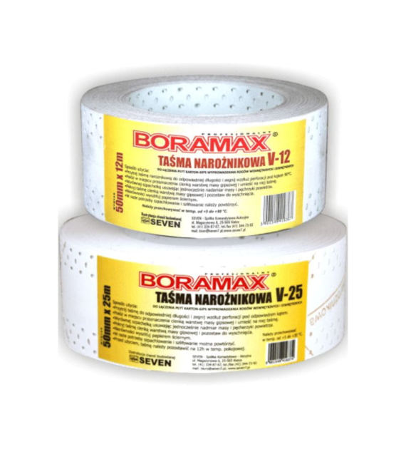 Taśma narożnikowa V-12 50mm/12m BORAMAX
