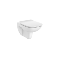 DEBBA SQUARE ZESTAW Miska podwieszana Rimless + deska wolnoopadająca slim duroplast ROCA