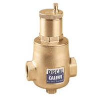 Separator powietrza DISCAL Mosiądz Przyłącza z gwintem wewnętrznym 1 1/4  z odwodnieniem CALEFFI