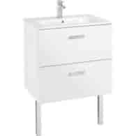 VICTORIA BASIC Zestaw Unik szuflady 60 cm biały (bez syfonu) ROCA