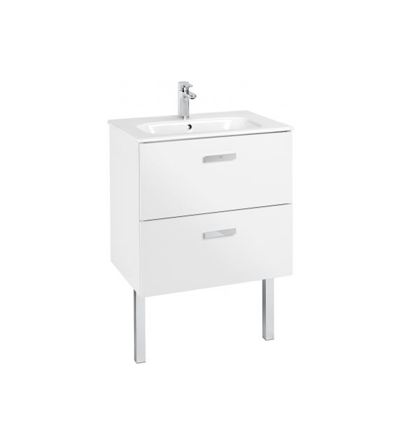 VICTORIA BASIC Zestaw Unik szuflady 60 cm biały (bez syfonu) ROCA
