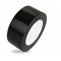 Taśma tekstylna DUCT czarna 50mx48mmx0,17mm