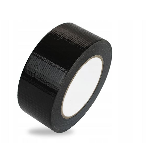 Taśma tekstylna DUCT czarna 50mx48mmx0,17mm