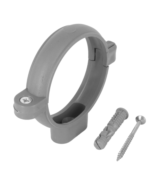 Uchwyt plastikowy 75 PCV SZARY