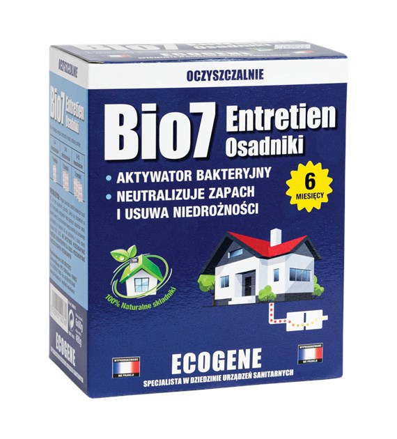 Preparat BIO7 480G do osadników ENTRETIEN EKSPLOATACJA