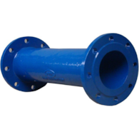 Króciec dwukołnierzowy FF 80 L-1000 8 otworowy, żeliwo sferoidalne NORSON