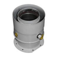 Adapter Turbo 60/100 x 80/125 Termet biały SX-TD6/8ATCB Spiroflex (DWZ)