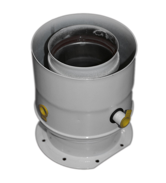 Adapter Turbo 60/100 x 80/125 Termet biały SX-TD6/8ATCB Spiroflex (DWZ)