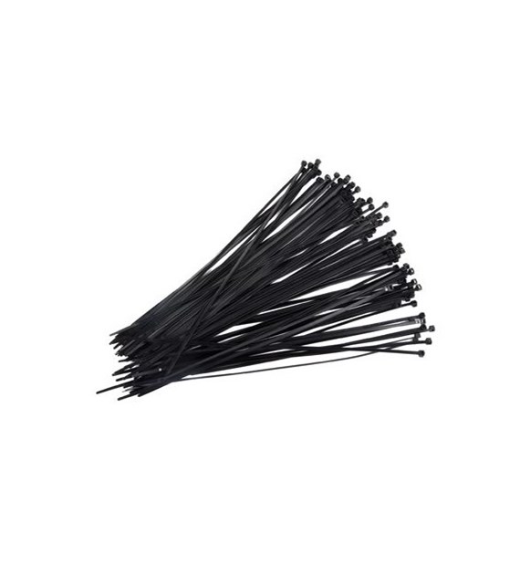 Opaski zaciskowe nylon czarne, 2.5x100mm, 100szt. Proline 59110C