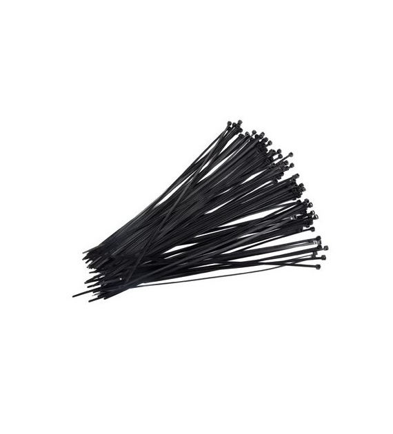 Opaski zaciskowe nylon czarne, 2.5x100mm, 100szt. Proline 59110C