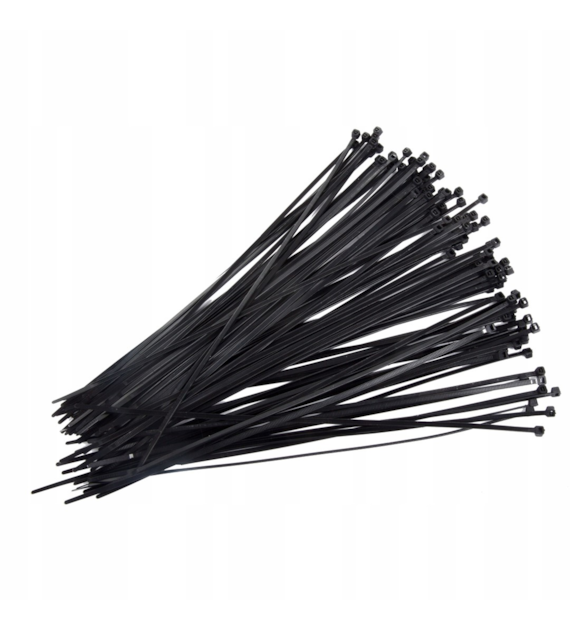 Opaski zaciskowe nylon czarne, 4.8x200mm, 100szt. Proline 59121C