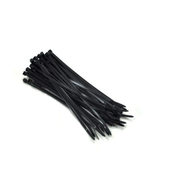 Opaski zaciskowe nylonowe czarne, 3.6x300mm, 100sztuk Proline 59130C