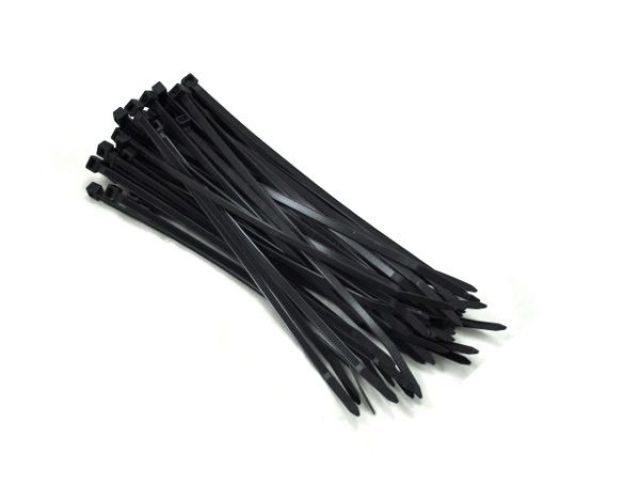 Opaski zaciskowe nylonowe czarne, 3.6x300mm, 100sztuk Proline 59130C