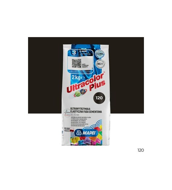 Fuga elastyczna Mapei Ultracolor Plus 120 czarna 2 kg