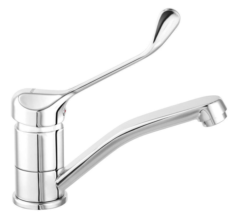 FERRO ALGEO MEDICO bateria umywalkowa stojąca obrotowa niska, chrom BAGM2AA