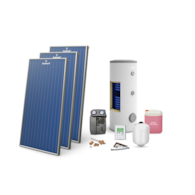 Zestaw solarny Premium Plus AL (3x KSG 21 GT, pakiet instalacyjny Al,
wymiennik c.w.u. SGW(S)B Tower Biwal 300) GALMET