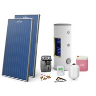 Zestaw solarny PREMIUM STANDARD 2XKSG 21 Premium GT, pakiet instalacyjny Cu, wymiennik c.w.u. SGW(S)B TOWER BIWAL 200 GALMET