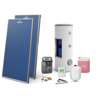 Zestaw solarny PREMIUM STANDARD 2XKSG 21 Premium GT, pakiet instalacyjny Cu, wymiennik c.w.u. SGW(S)B TOWER BIWAL 200 GALMET
