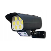 Lampa solarna reflektor LED COB atrapa kamery z czujnikiem ruchu
