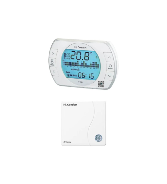 Programator tygodniowy Hi, Comfort WiFi T100 – zestaw standard BERETTA