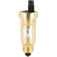 Odpowietrznik automatyczny pionowy PrimoVent G3/8  z Aquastop i zaworem stopowym R1/2  AFRISO