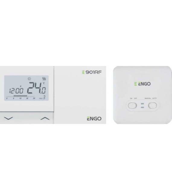 ENGO Programowany, bezprzewodowy regulator temperatury E901RF