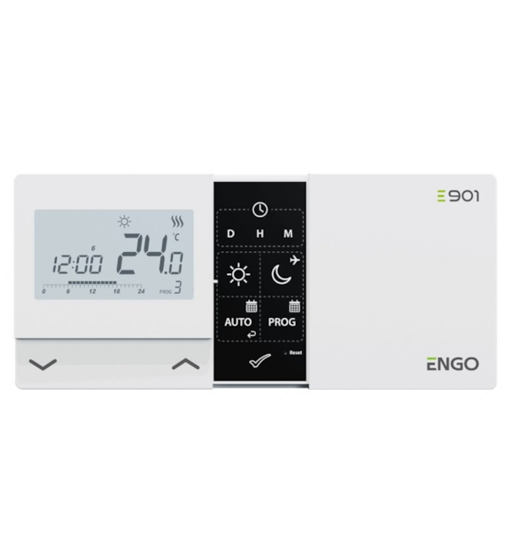 ENGO Programowany, przewodowy regulator temperatury E901