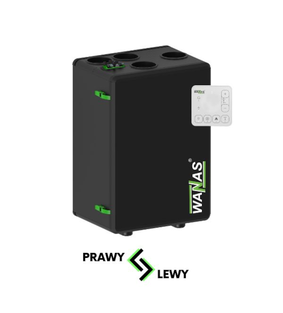Rekuperator BLACK 200V WANAS